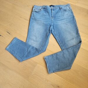 Boden Jeans Women's sz 18L Girlfriend Mid Rise Slim/Skinny Denim Jeans